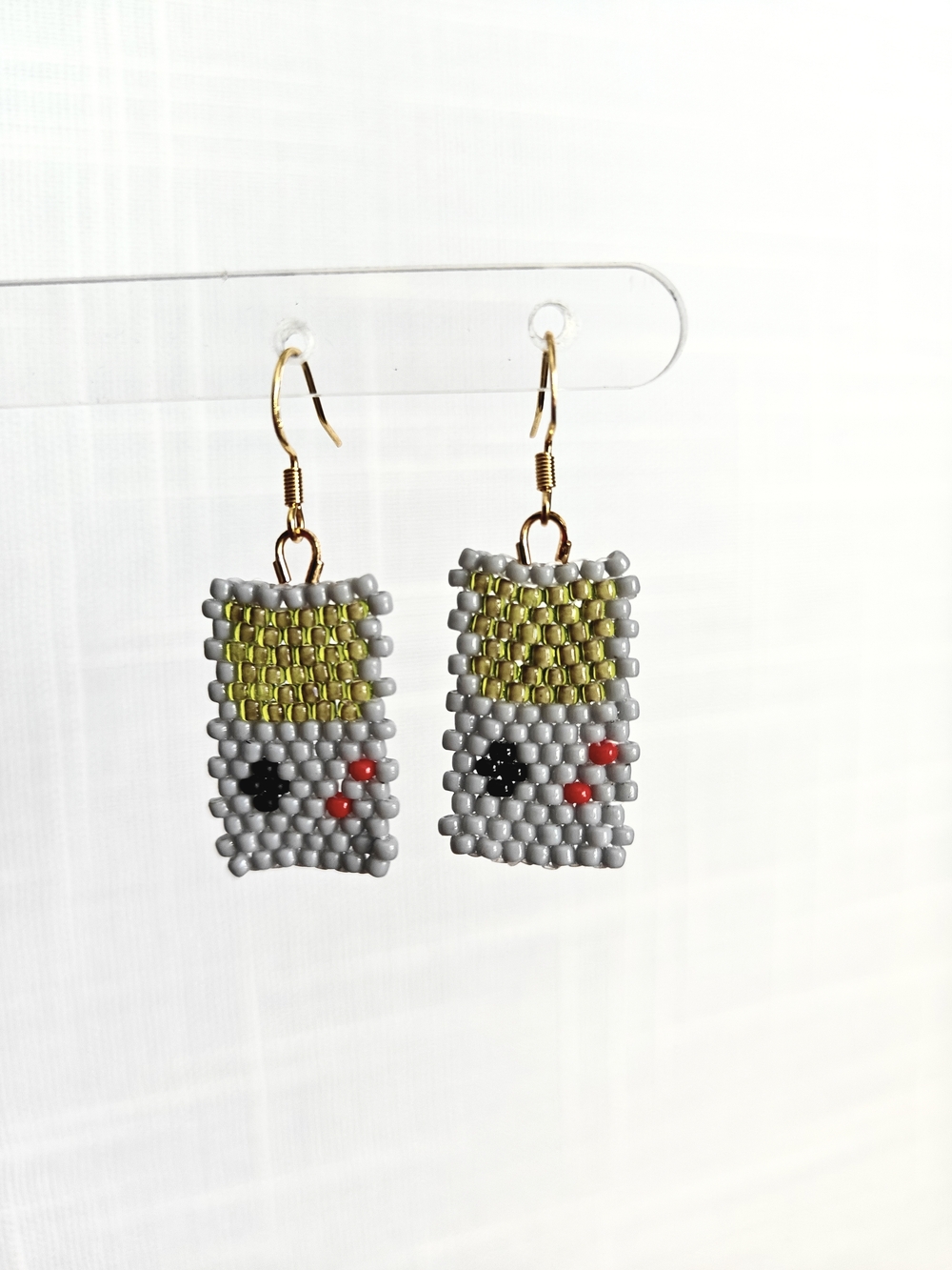 Gameboy Handmade Beaded Rectangle - Picture 2 of 3